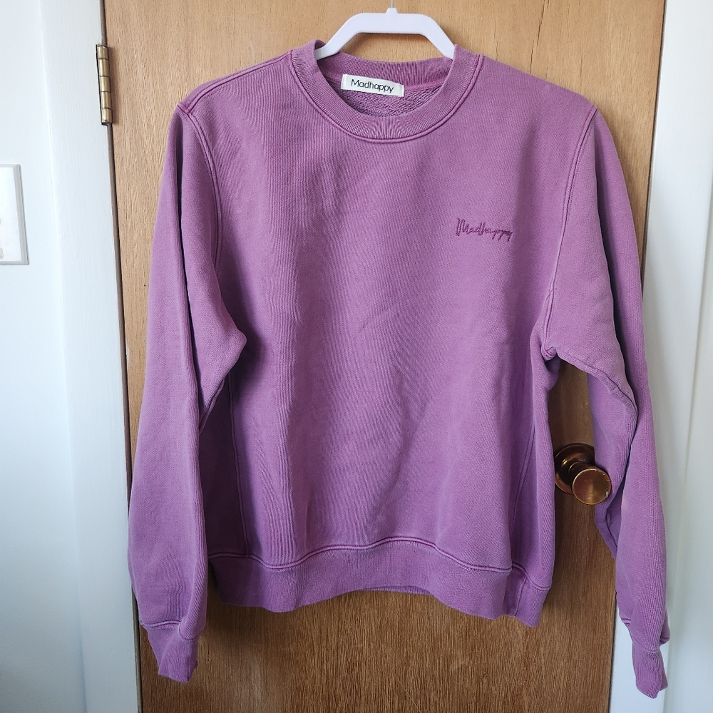 Madhappy - Crewneck Sweatshirt- Purple - NWOT - Size S
